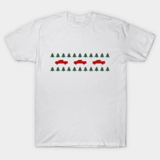 Pickup Truck and christamas tree T-Shirt